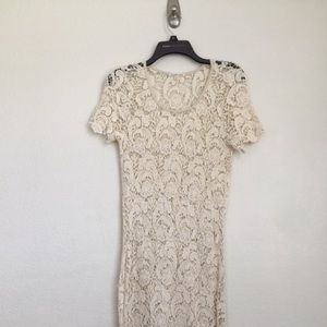 Cream colored coverup